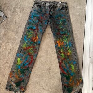 Calvin Klein Jeans Multicolor Artistic Straight Jeans